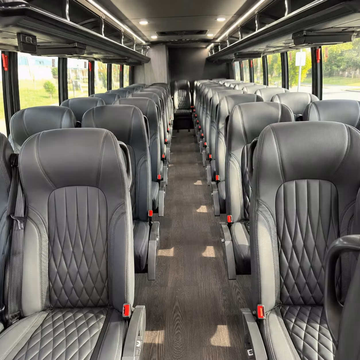 30 passenger minibus interior