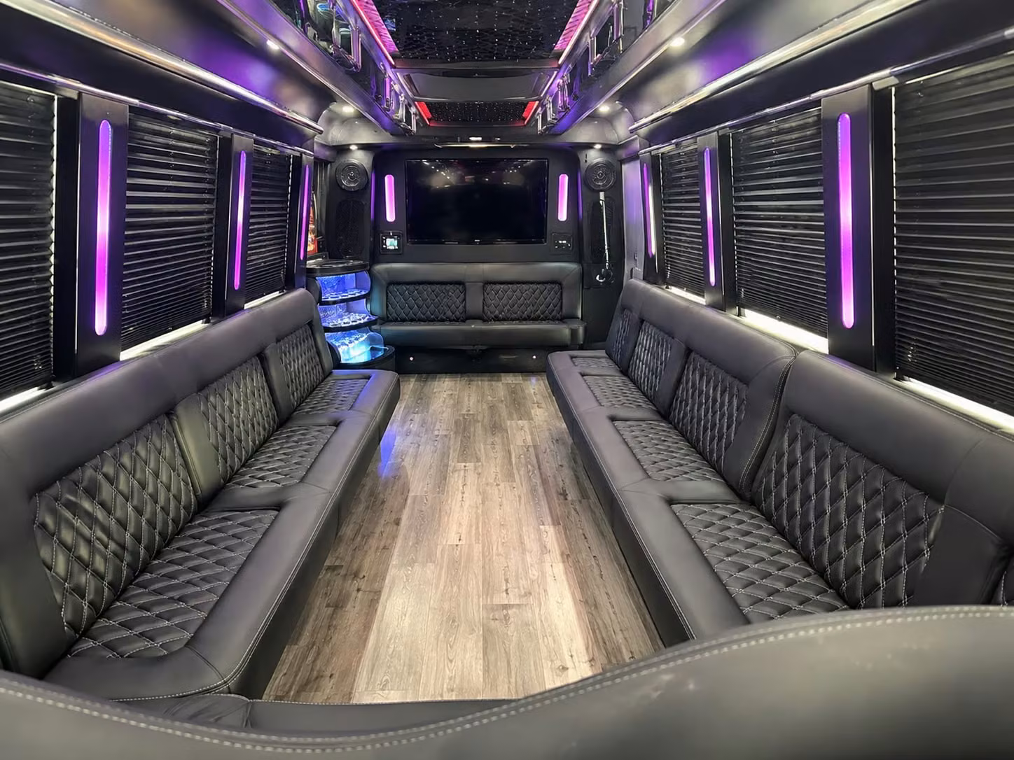 get your entire bridal party to every venue on time with a boulder party bus or minibus rental