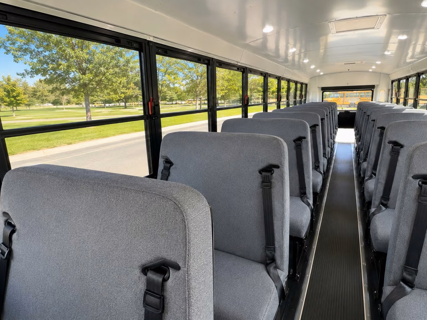 school bus interior